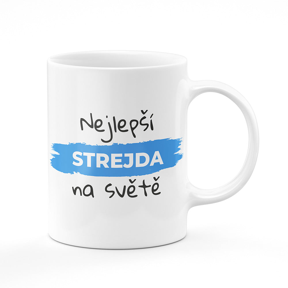 Keramický hrnek bílý motiv Nejlepší strejda na světě