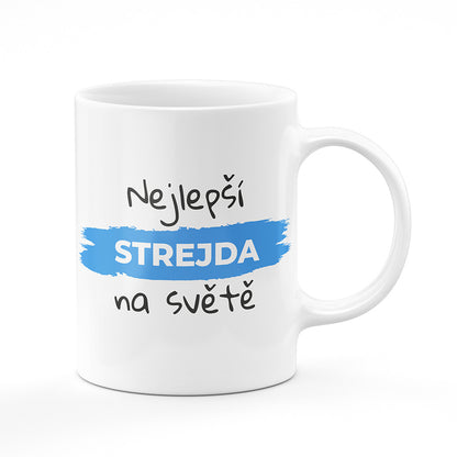 Keramický hrnek bílý motiv Nejlepší strejda na světě