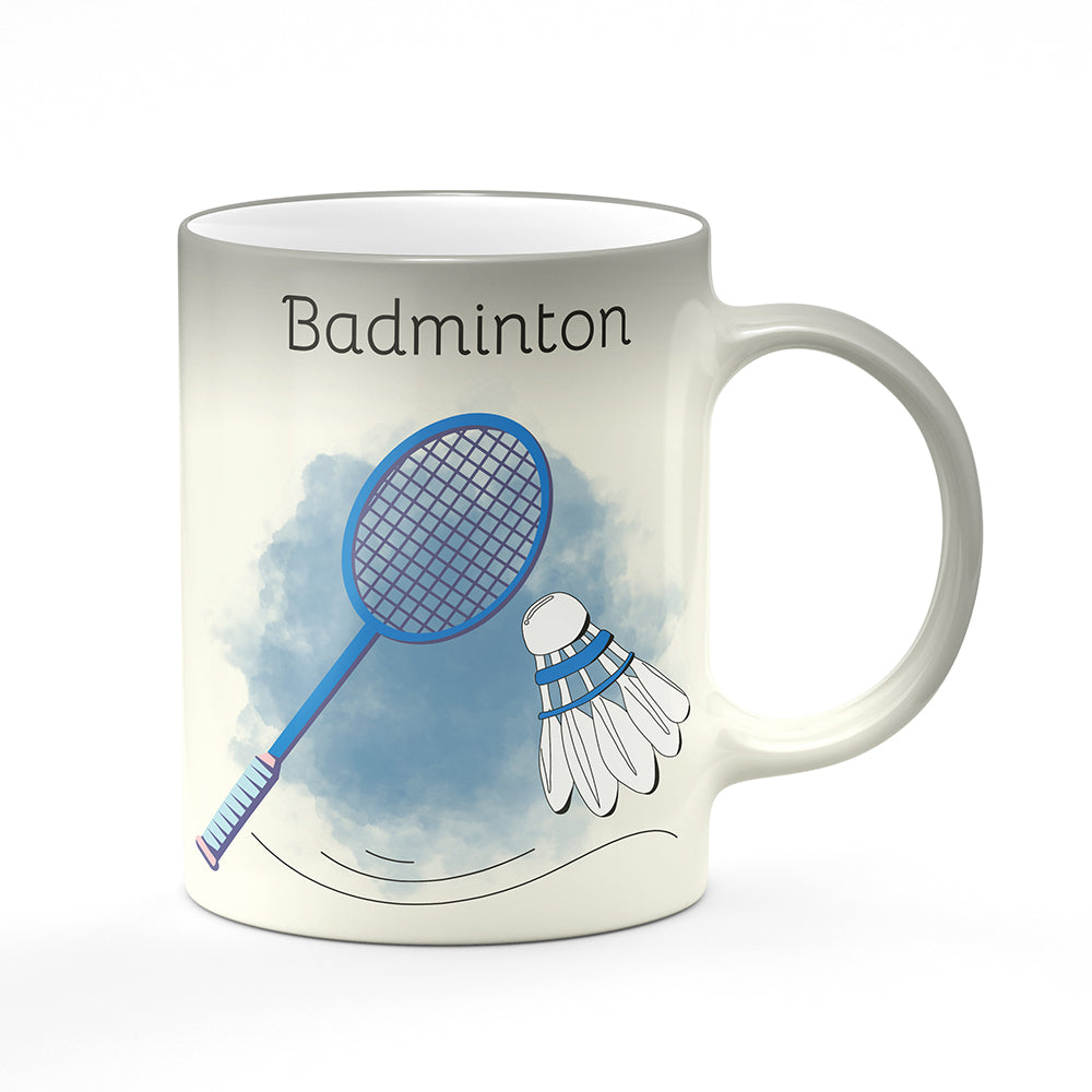 Magický svlékací hrnek motiv Badminton